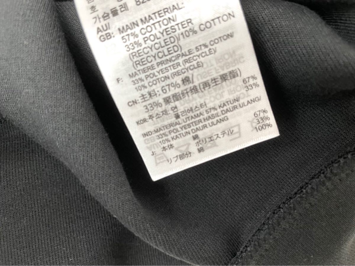 未使用■アディダス adidas レディース ホワイト3ライン トレーナー M ブラック スポーツ GU9691_画像5