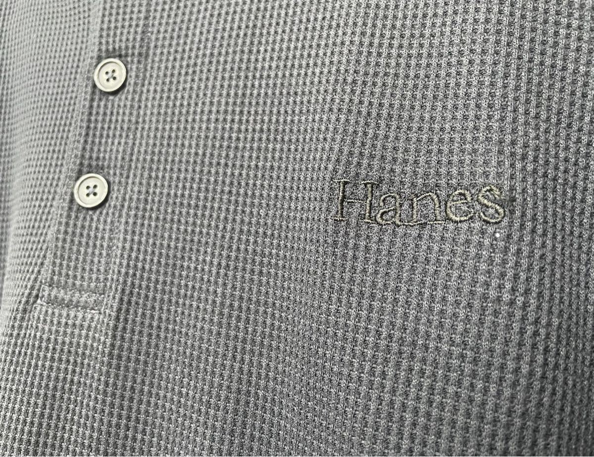 未使用■Hanes ヘインズ メンズ ルームウェア 上下セット L 半袖シャツ ワッフル _画像3
