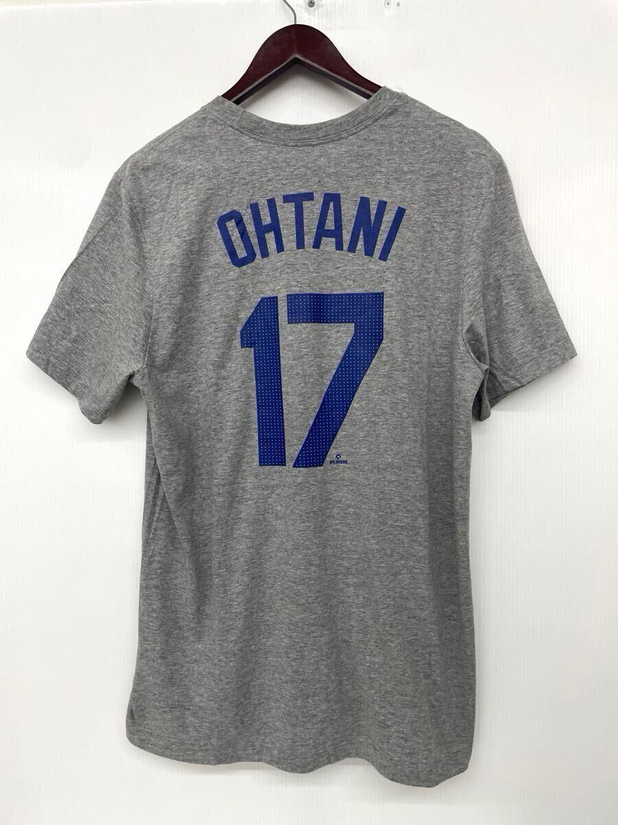 新品■NIKE ナイキ メンズ 半袖シャツ ドジャース 大谷 Tシャツ L グレー OHTANI_画像3
