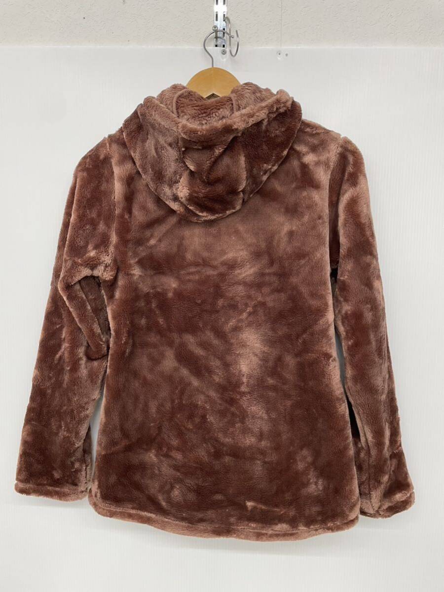 新品■32°HEAT レディース もこもこ フルジップ パーカー S えんじ 赤系 防寒 ._画像3