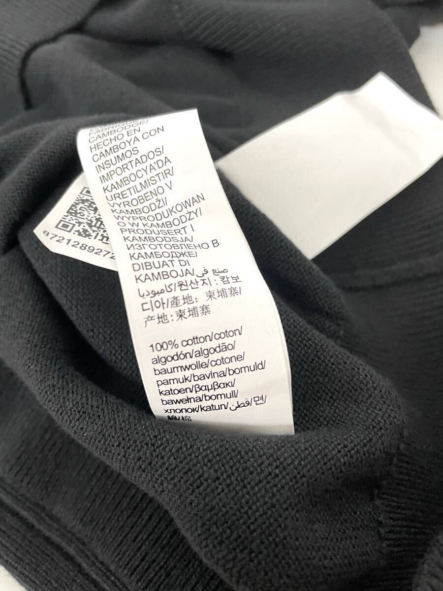 TOMMY トミーヒルフィガー メンズ 丸首 セーター S ブラック 黒 ロゴ _画像5