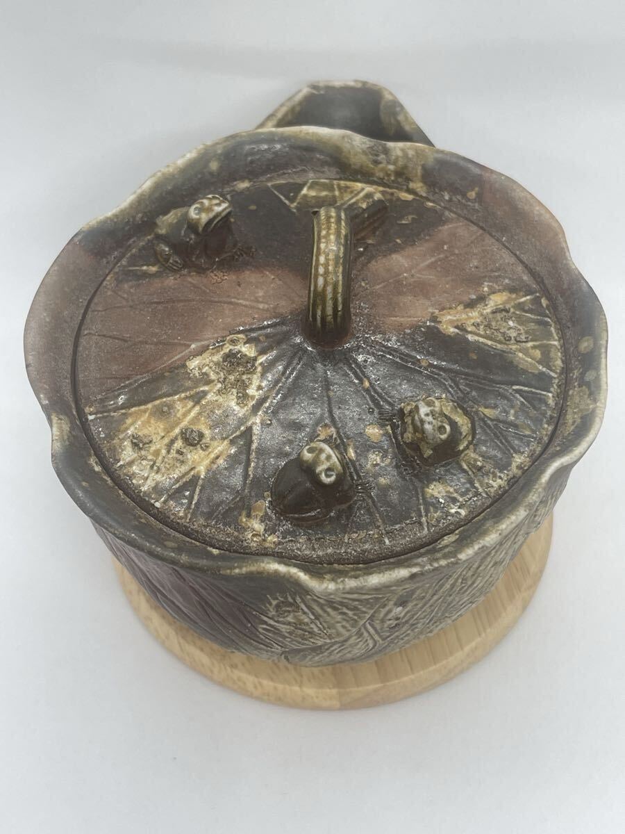 備前焼宝瓶小西陶古木箱付き(新品)_画像6