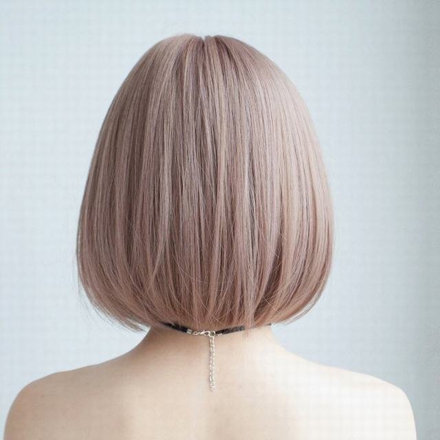  парик полный парик katsula Short Bob маленький лицо эффект re year женщина оборудование .. симпатичный серия натуральный сеть имеется 