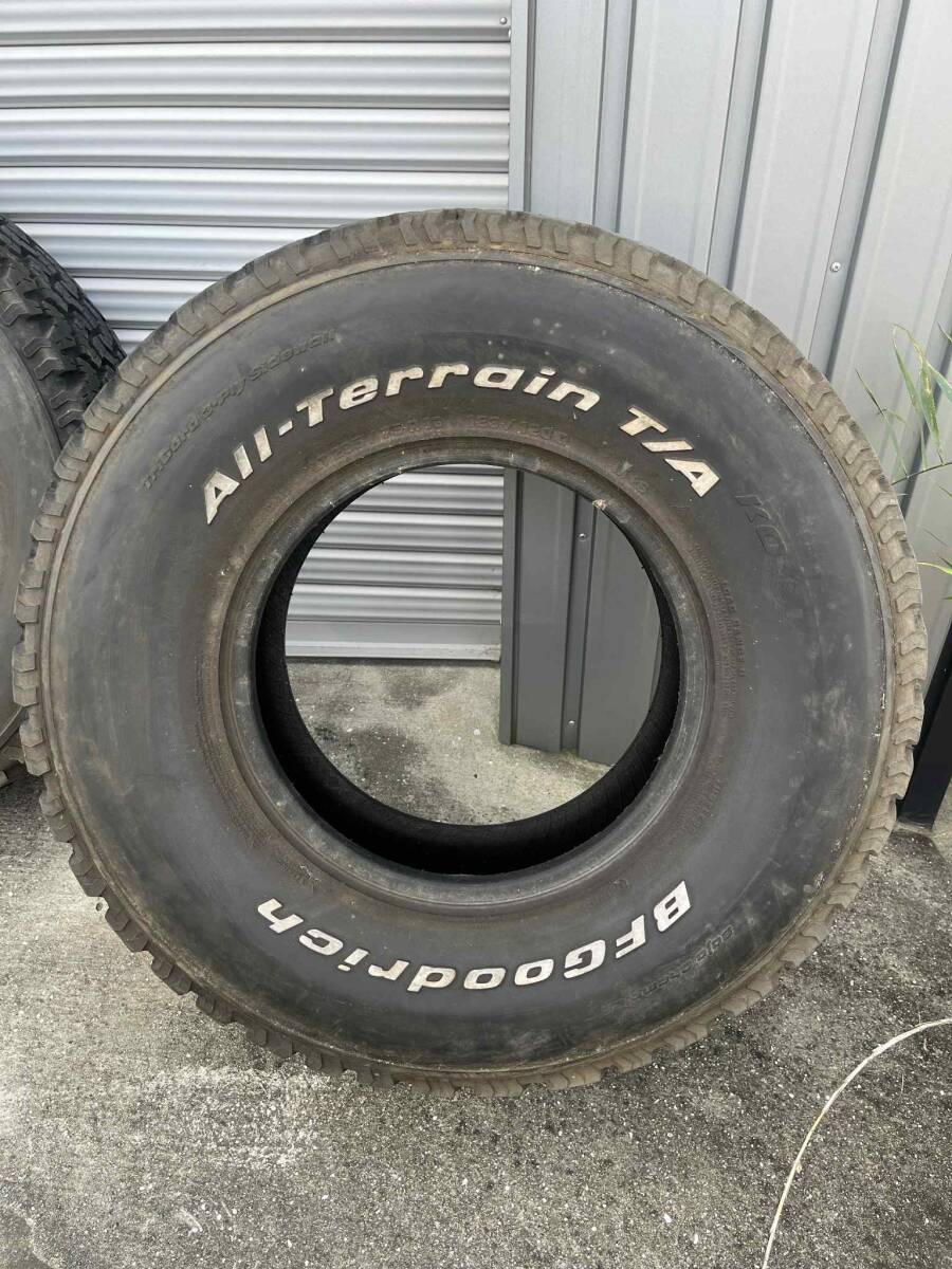 1円スタート！売り切り！BFグッドリッチ製 オールテレーン　ホワイトレター 295/75R16 4本セット ランクル FJクルーザー ジープ ジムニー_画像2
