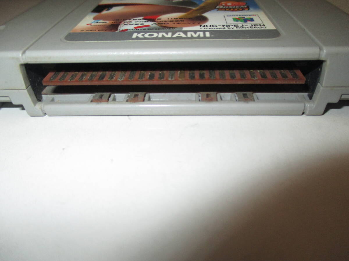 ★#41921C 【中古品】NINTENDO64ソフト 実況パワフルプロ野球Basic版2001 ニンテンドー64_画像3