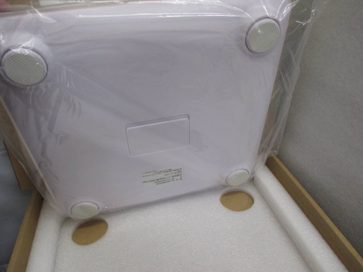 ★#41984 【未開封品】ショップジャパン アプリ連動体組成計 ホワイト FN005900 3-150kg対応_画像3