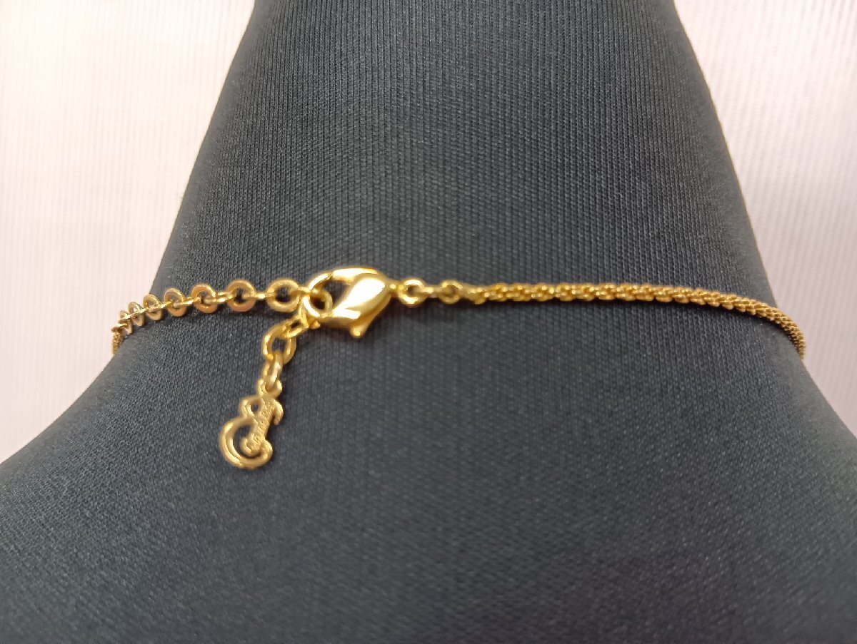 BURBERRY バーバリー ヴィンテージ ラインストーン ホースロゴ ネックレス_画像3