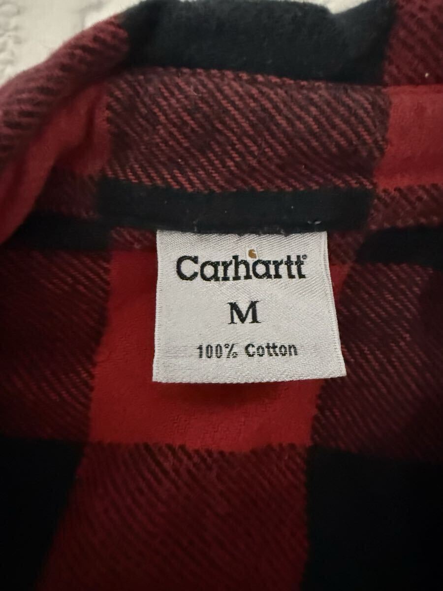 ★Carhartt カーハート　長袖　シャツ 長袖シャツ ネルシャツ チェック柄　メンズ　Mサイズ_画像2