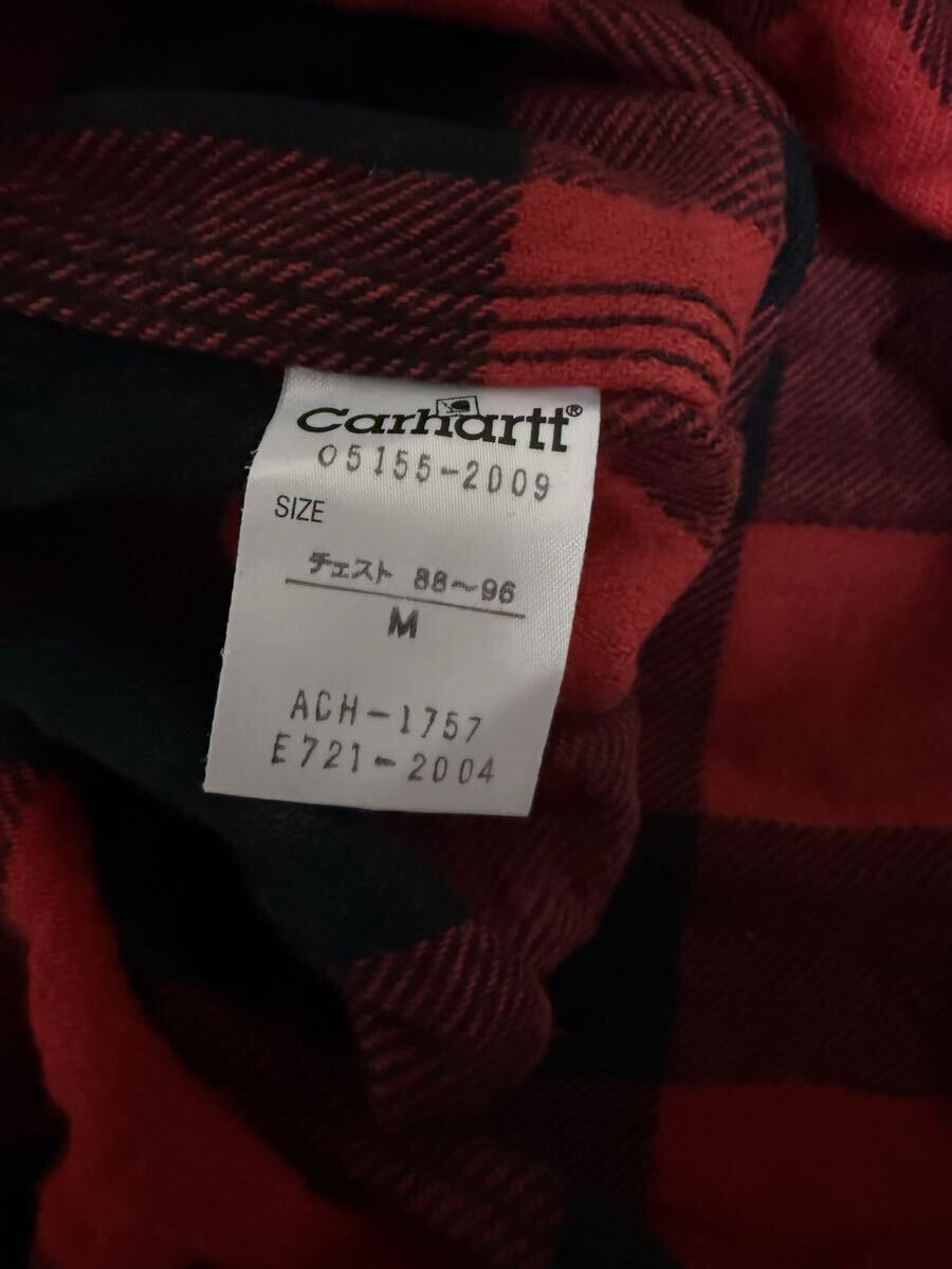 ★Carhartt カーハート　長袖　シャツ 長袖シャツ ネルシャツ チェック柄　メンズ　Mサイズ_画像3