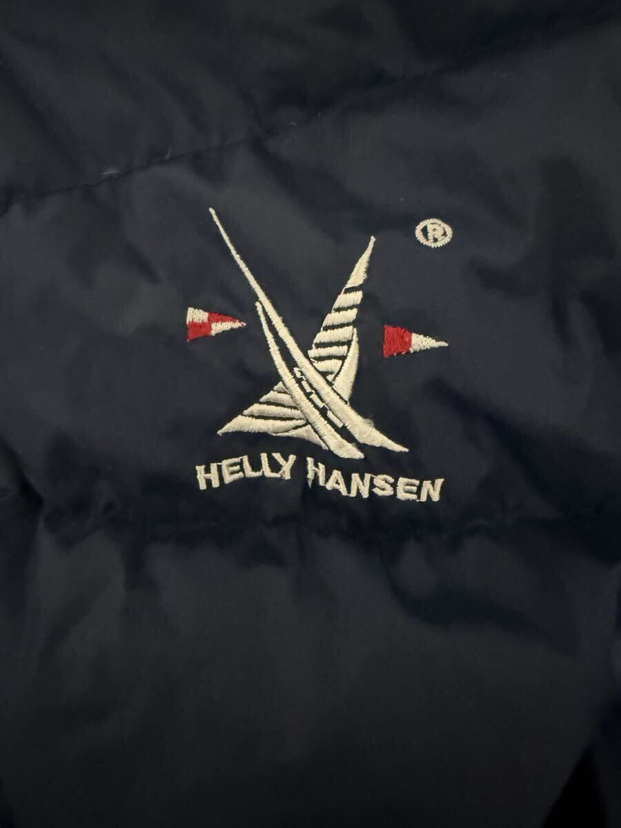 *HELLY HANSEN Helly Hansen жакет down пуховик мясо толщина темно-синий мужской M размер соответствует