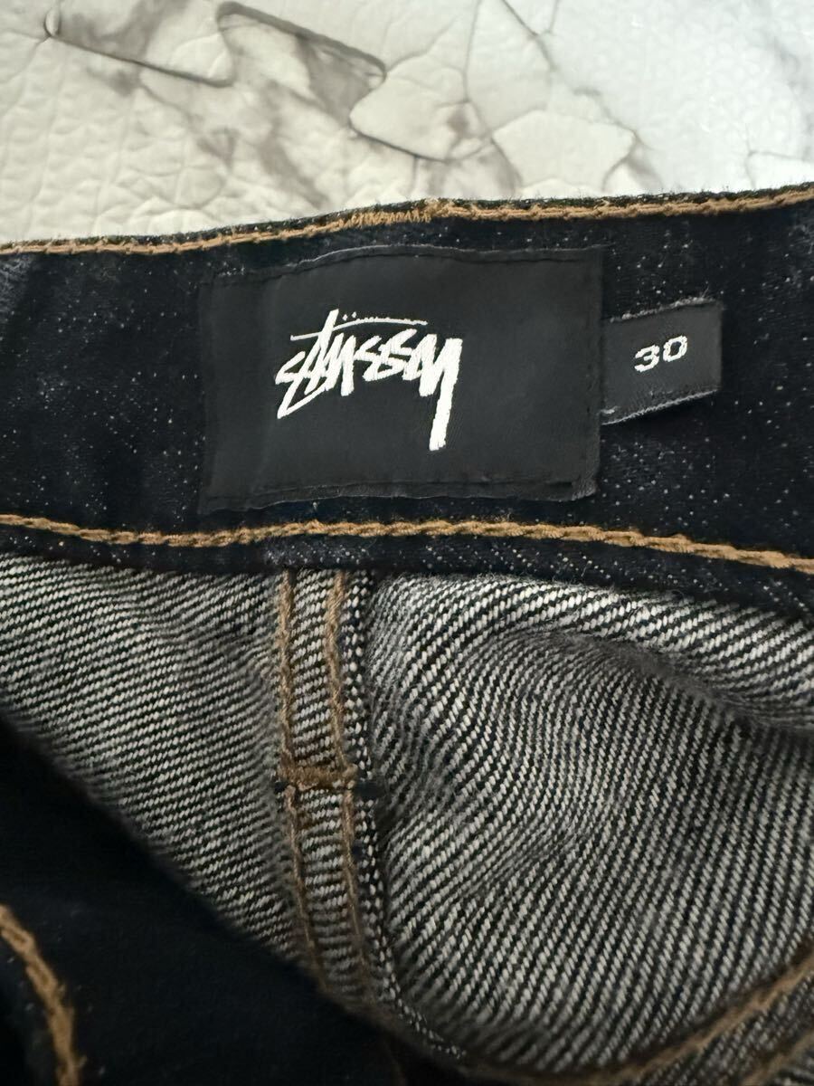 美品★STUSSY ステューシー デニムパンツ ジーパン ジーンズ 濃紺　メンズ　30サイズ_画像3
