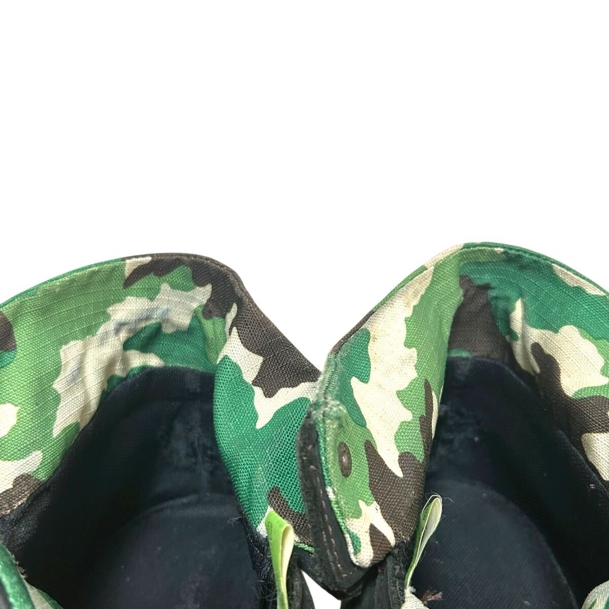 ※YM4 Timberland ティンバーランド レザーハイカットスニーカー ヌバック ブラック 27cm_画像6