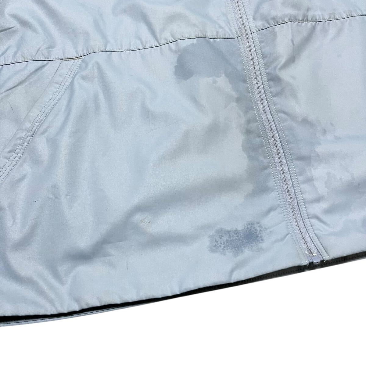 ※S UNDER ARMOUR アンダーアーマー ジップアップパーカー ブルー ポリエステル素材 STORM 撥水 サイズXL_画像7