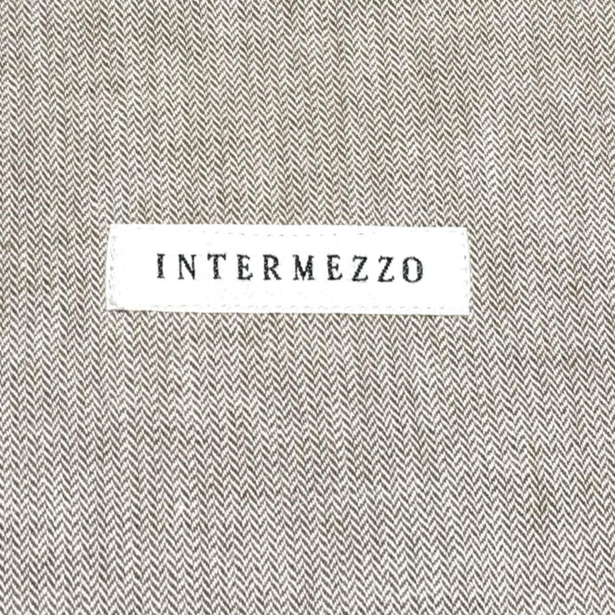 ※S INTERMEZZO インターメッツォ カバーオールジャケット ライトベージュ 綿100% メンズ サイズL_画像7