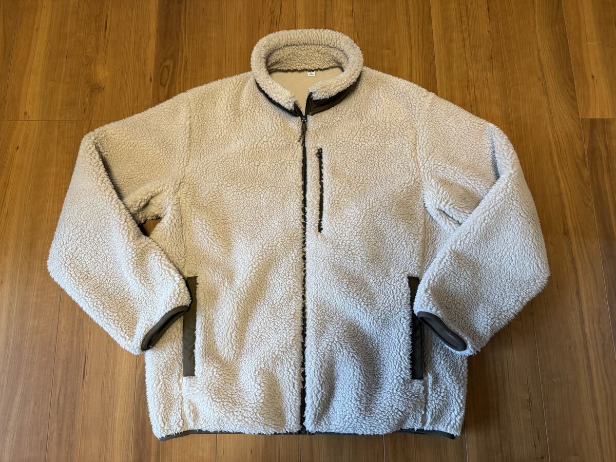 UNIQLO ユニクロ フリースジャケット ベージュ メンズXL _画像1