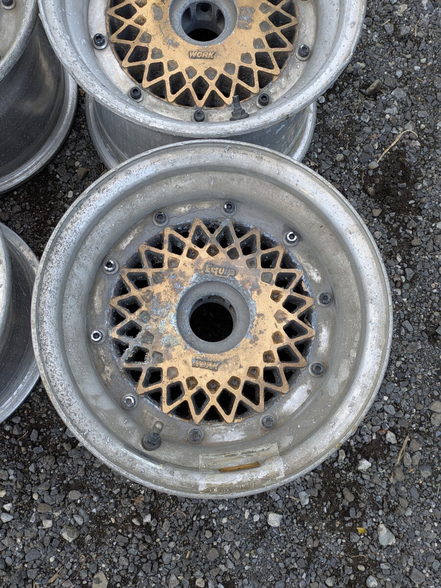 WORK EQUIP センターロックホイール 　ホイール　多分13インチ ? 合計4個_画像4