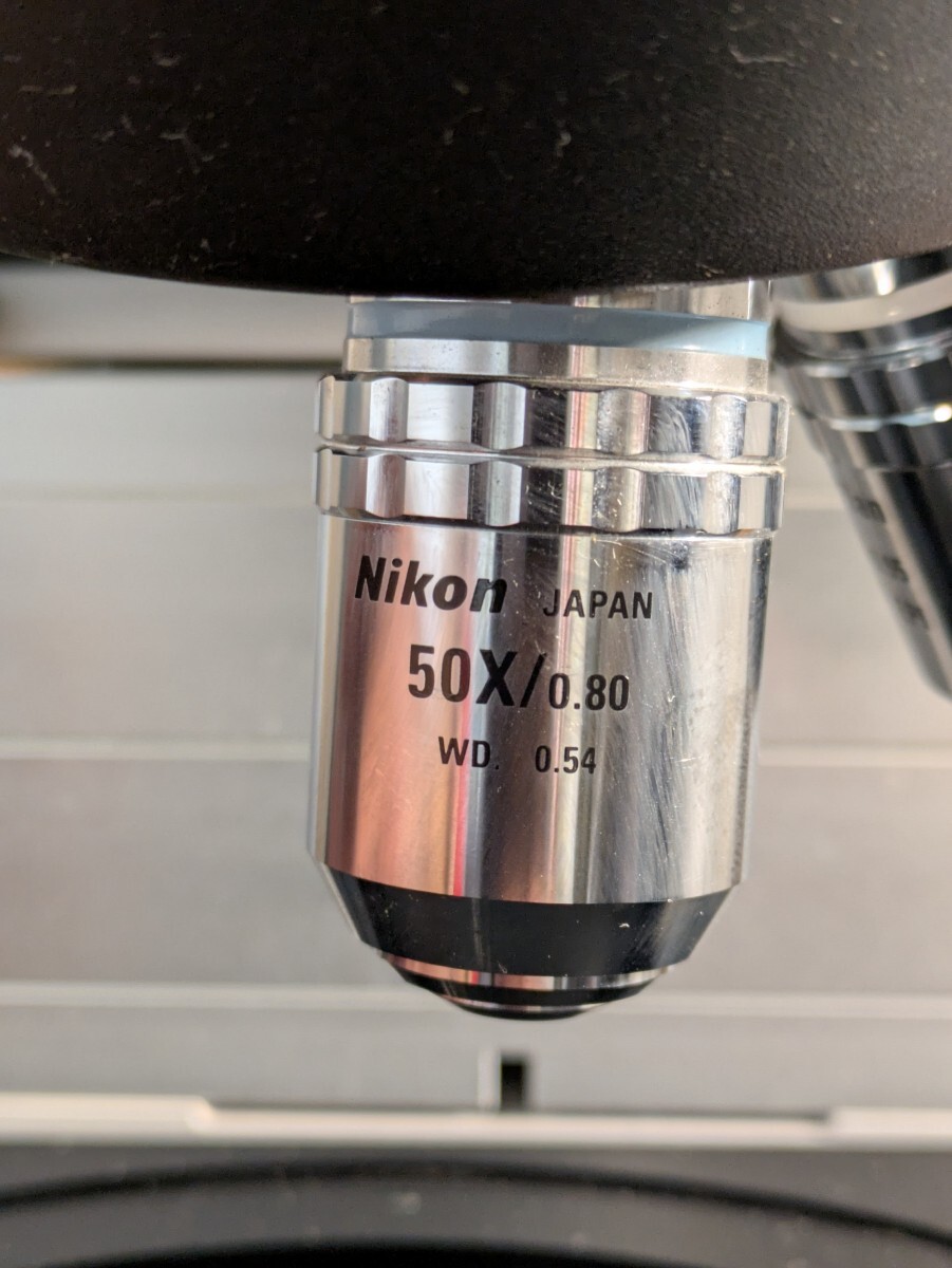 KEYENCE キーエンス レーザー 顕微鏡 VK-8510 対物レンズ nikon 100X/0.95 WD 0.3 CF PLAN 100X/0.95 /0 EPI nikon 50X/0.80 WD 0.54 _画像8