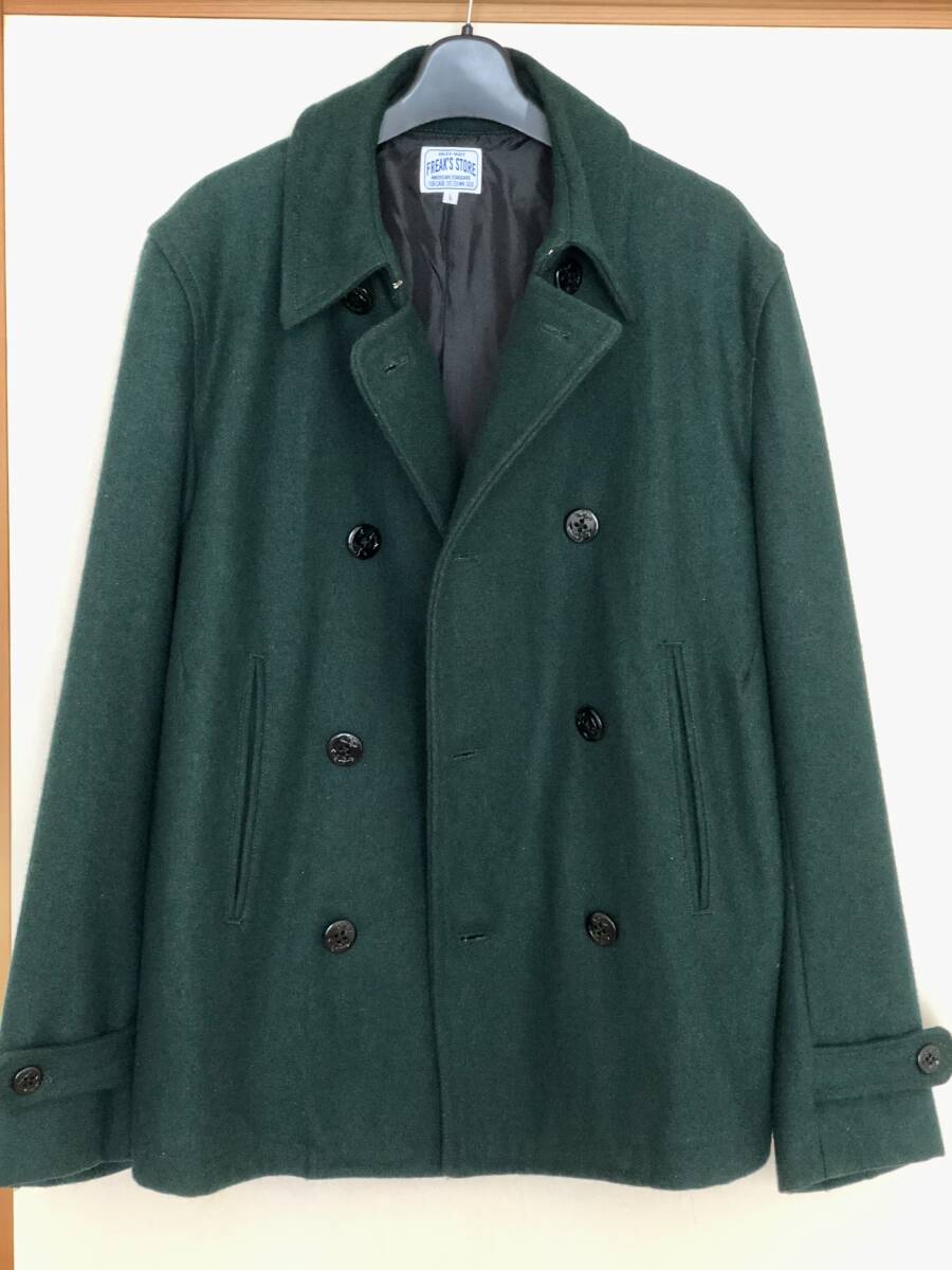 フリークストア ★メルトンウールPコート★モスグリーン_画像1