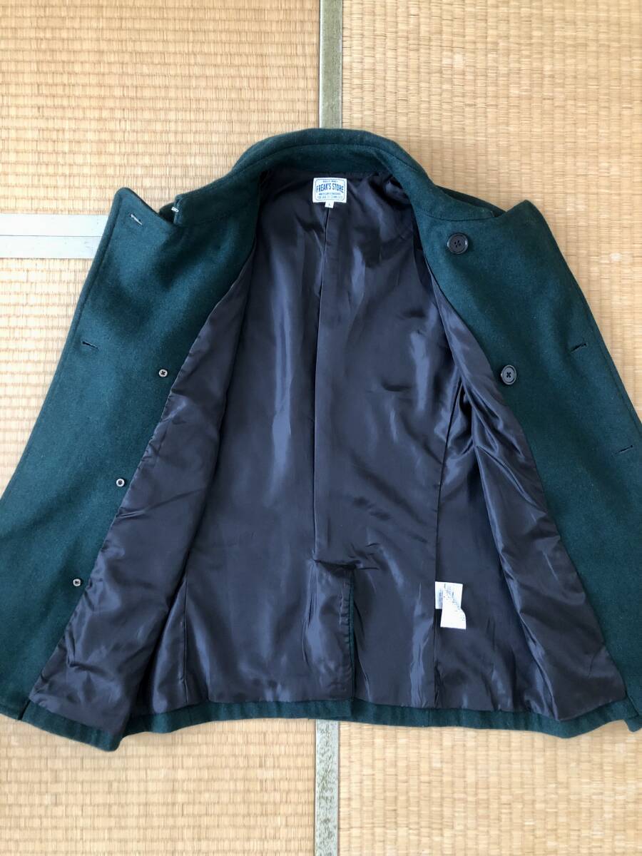 フリークストア ★メルトンウールPコート★モスグリーン_画像5