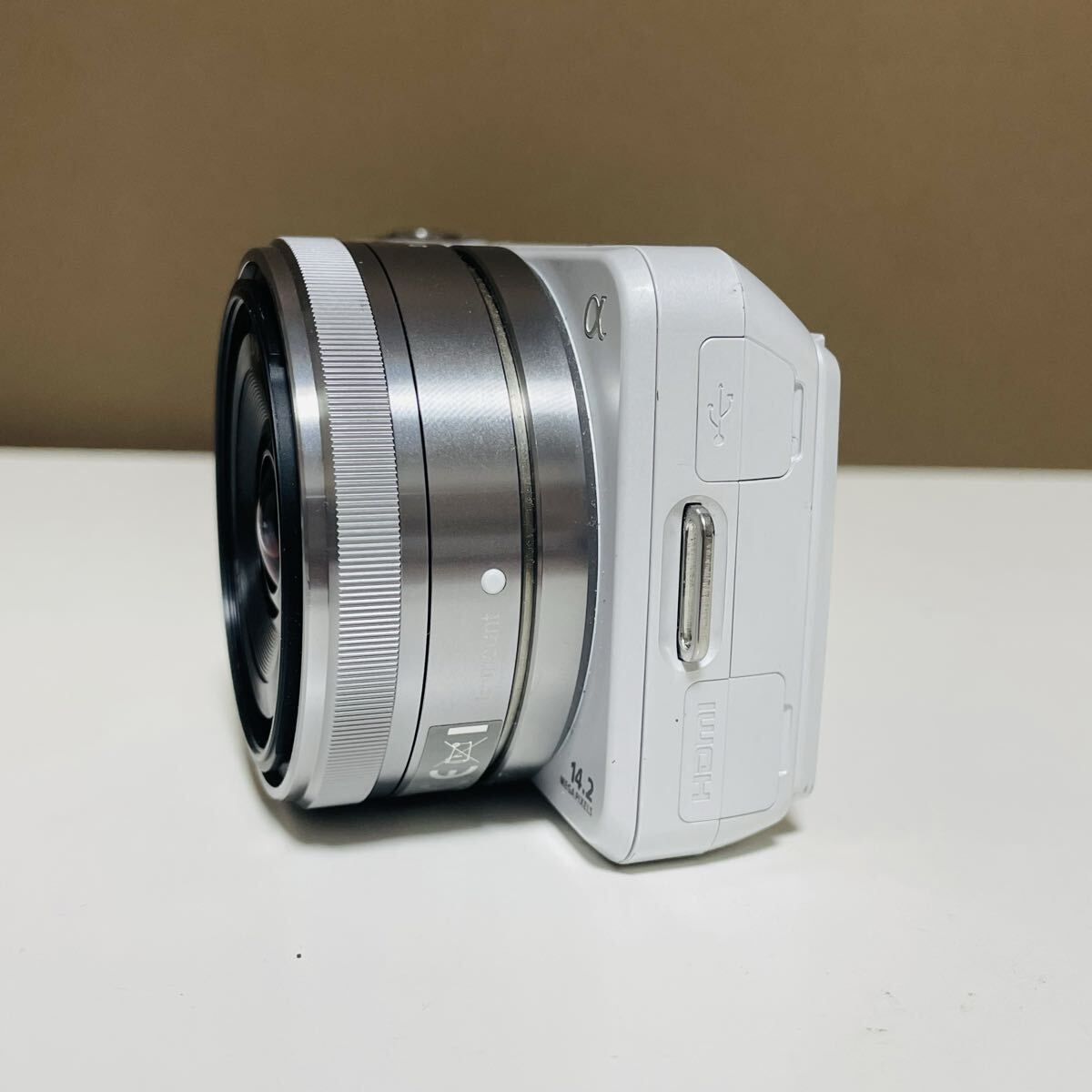 SONY NEX-3 беззеркальный однообъективный камера белый 16mmF2,8 одиночный подпалина пункт линзы комплект