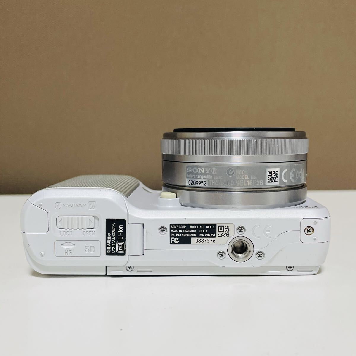 SONY NEX-3 беззеркальный однообъективный камера белый 16mmF2,8 одиночный подпалина пункт линзы комплект