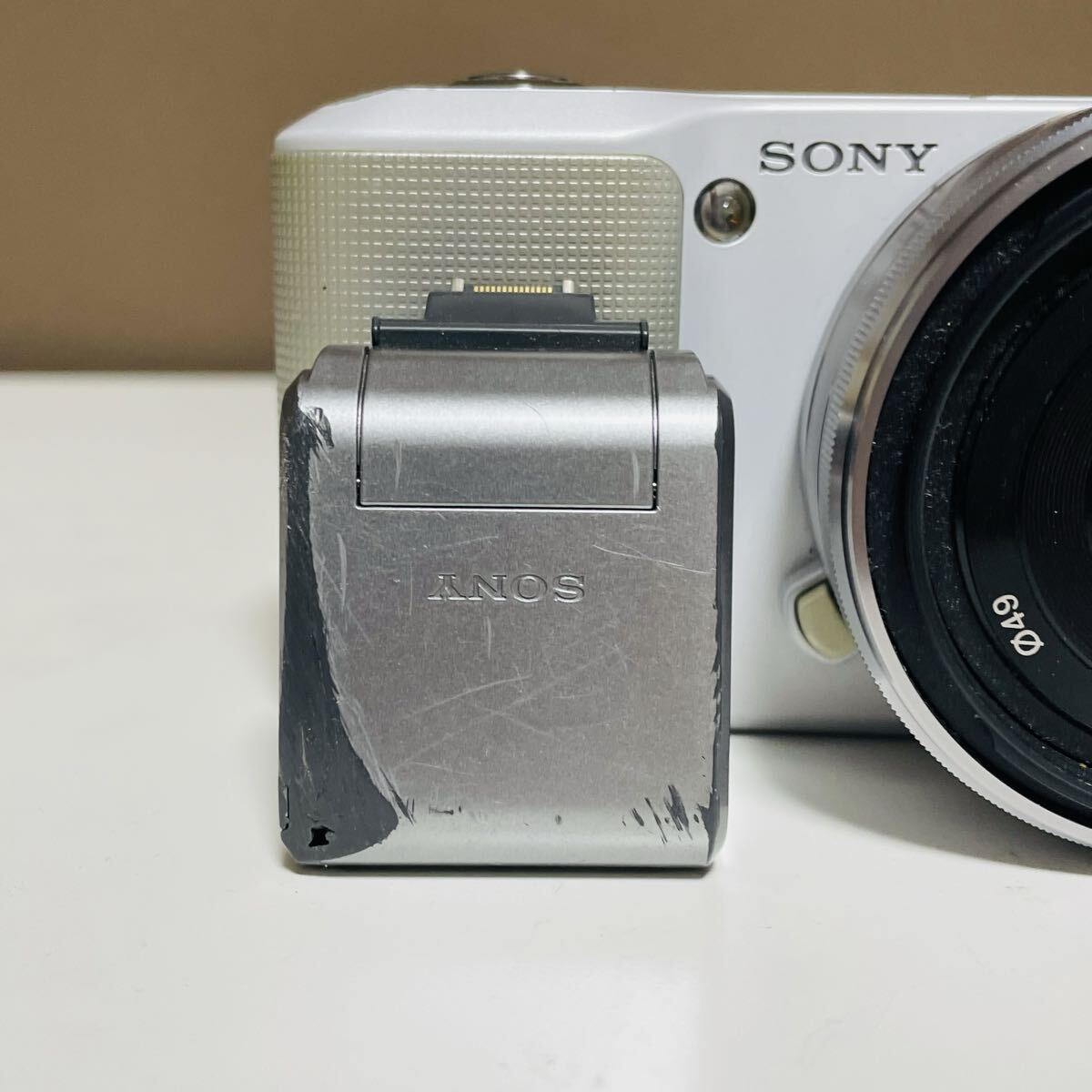 SONY NEX-3 беззеркальный однообъективный камера белый 16mmF2,8 одиночный подпалина пункт линзы комплект 