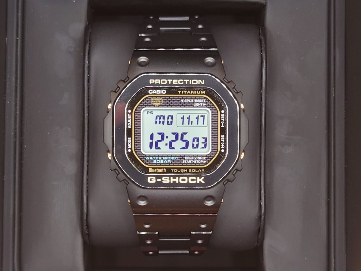 国内正規品 CASIO G-SHOCK カシオ Gショック フルメタル 初代 チタン スマートフォンリンク メンズ腕時計 GMW-B5000TB-1JR_画像2