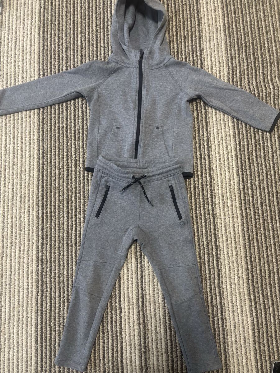 GAPフィット キッズ スウェット セットアップ 3Y上下セット セットアップ グレー 子供服キッズ_画像1