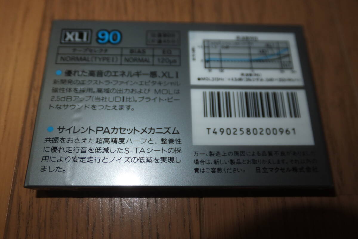 *新品 日立 マクセル XL1 90分 ノーマル ポジション カセットテープ NORMAL POSITION TYPEⅠ XL-1 XLⅠ 90分 90 maxell*_画像3