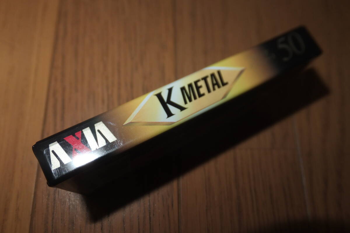 日本製 新品未開封 AXIA 最高峰 アクシア K METAL 50分 メタルポジション カセットテープ METAL POSITION TYPEⅣ 富士写真フイルム タイプ4_画像2