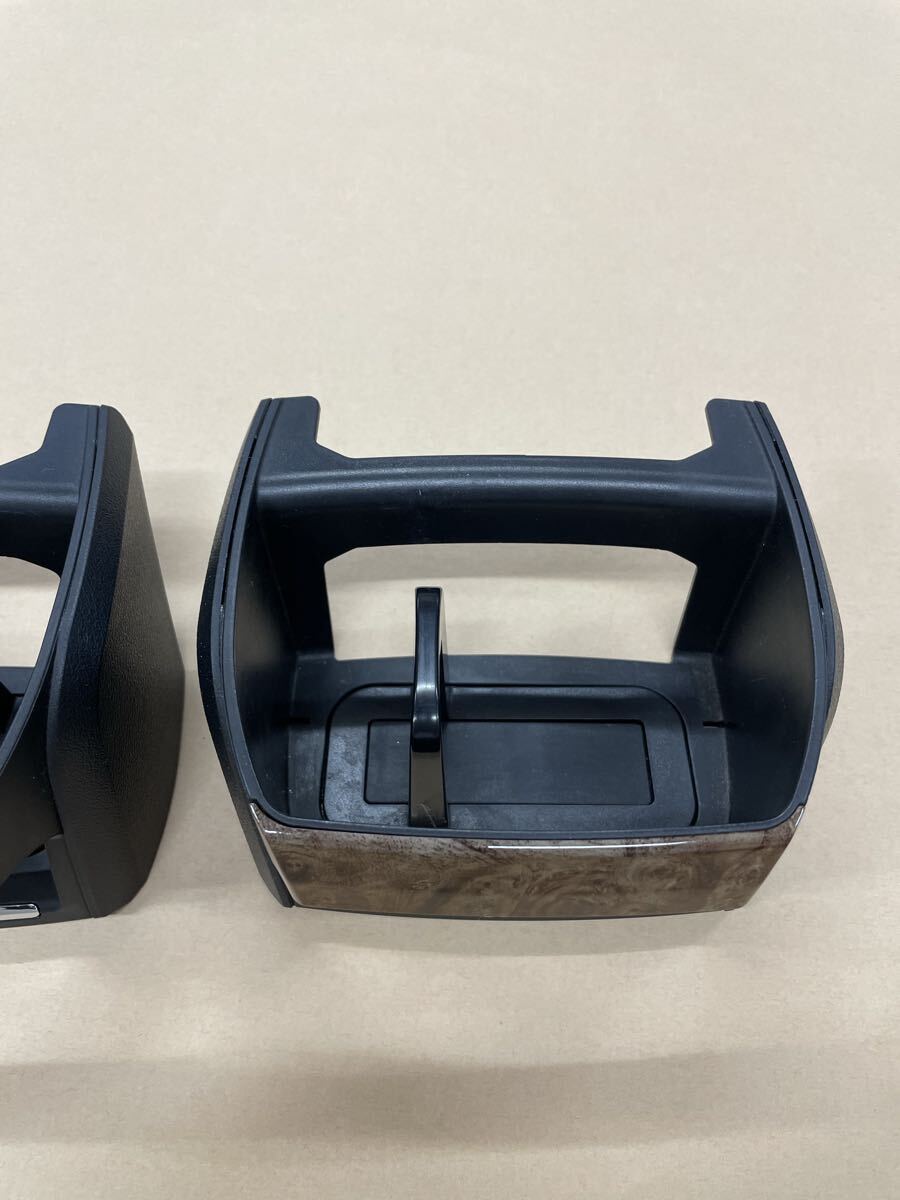 アルファード ヴェルファイア 20系 専用 カーメイト 木目調 ドリンクホルダー2個セット_画像3