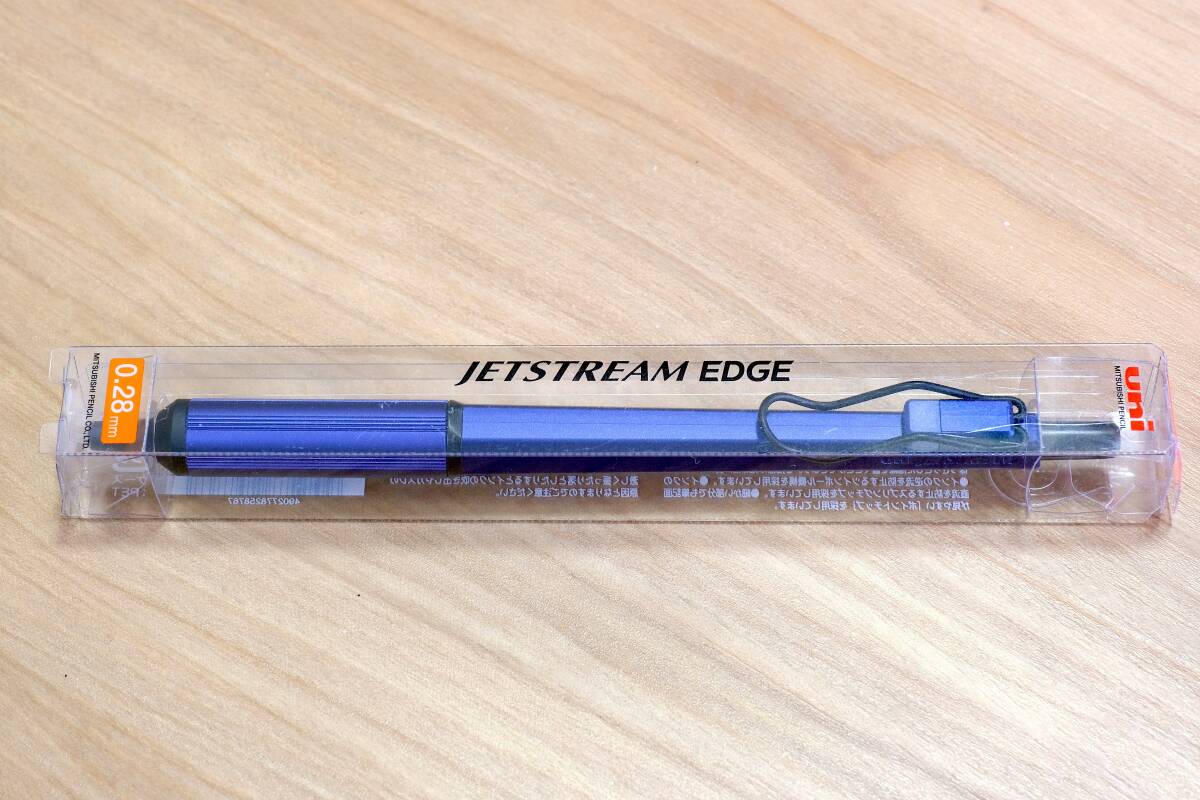 三菱鉛筆 油性ボールペン ジェットストリームエッジ 0.28 ネイビー SXN100328.9_画像1