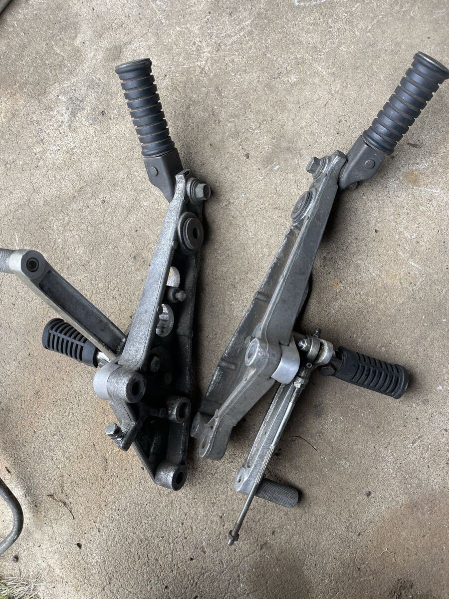 2670 RZ250 4L3 BEET バックステップ RZ350 4U0 純正ステッププレート ビート 当時物_画像7