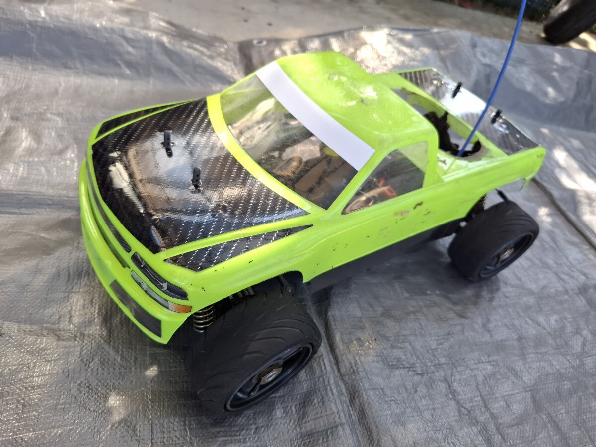 タミヤ　エンジンバギー4WD 1/10 ナイトロクラッシャー　プロポ付_画像2