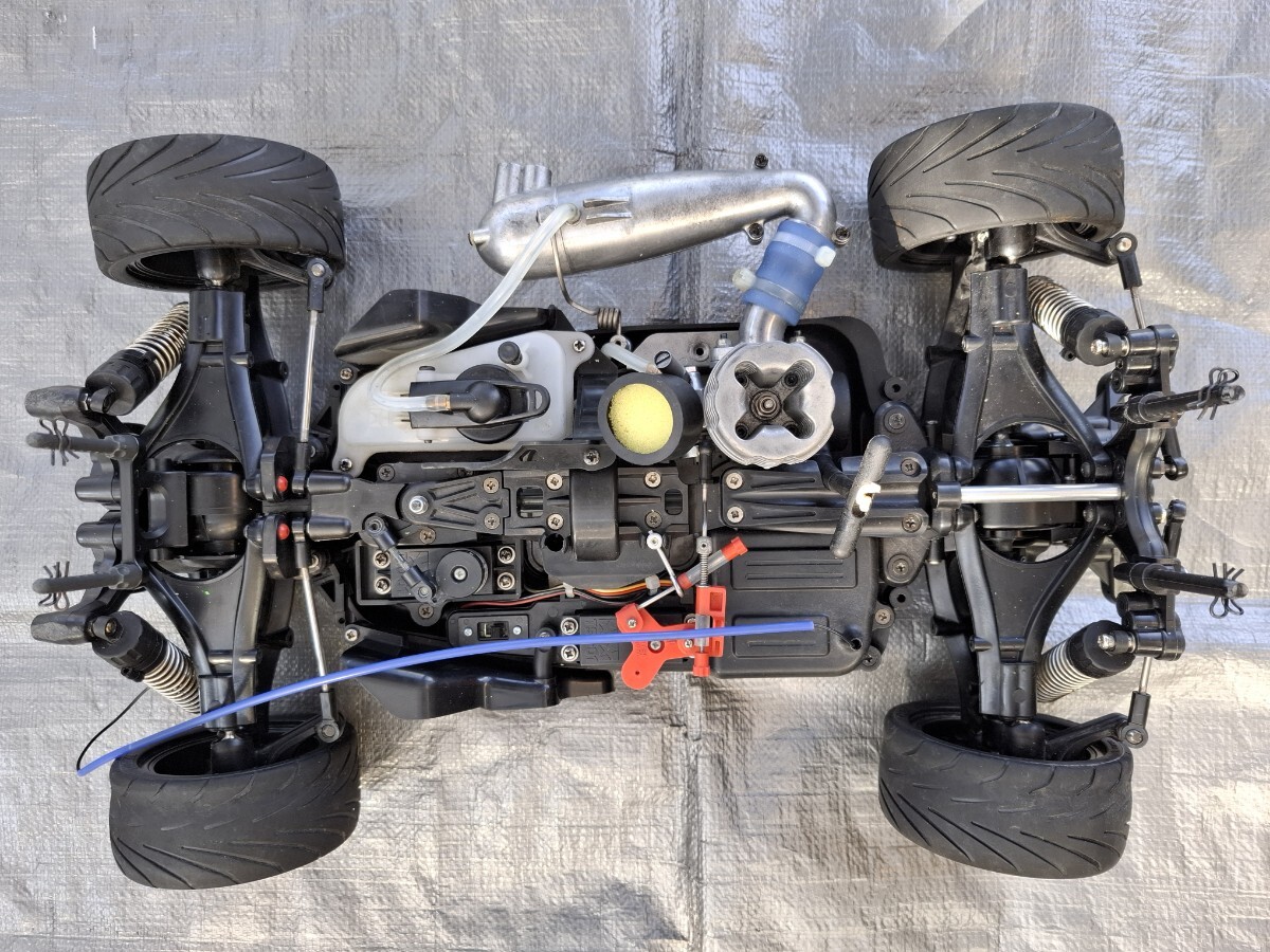 タミヤ　エンジンバギー4WD 1/10 ナイトロクラッシャー　プロポ付_画像5