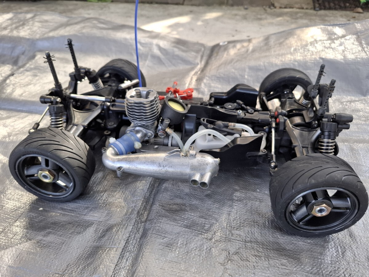 タミヤ　エンジンバギー4WD 1/10 ナイトロクラッシャー　プロポ付_画像6