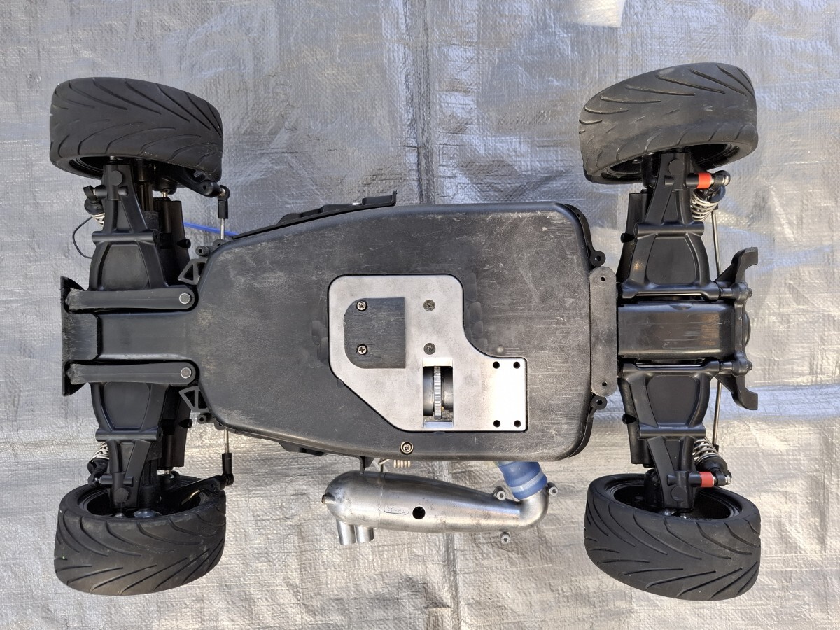 タミヤ　エンジンバギー4WD 1/10 ナイトロクラッシャー　プロポ付_画像8
