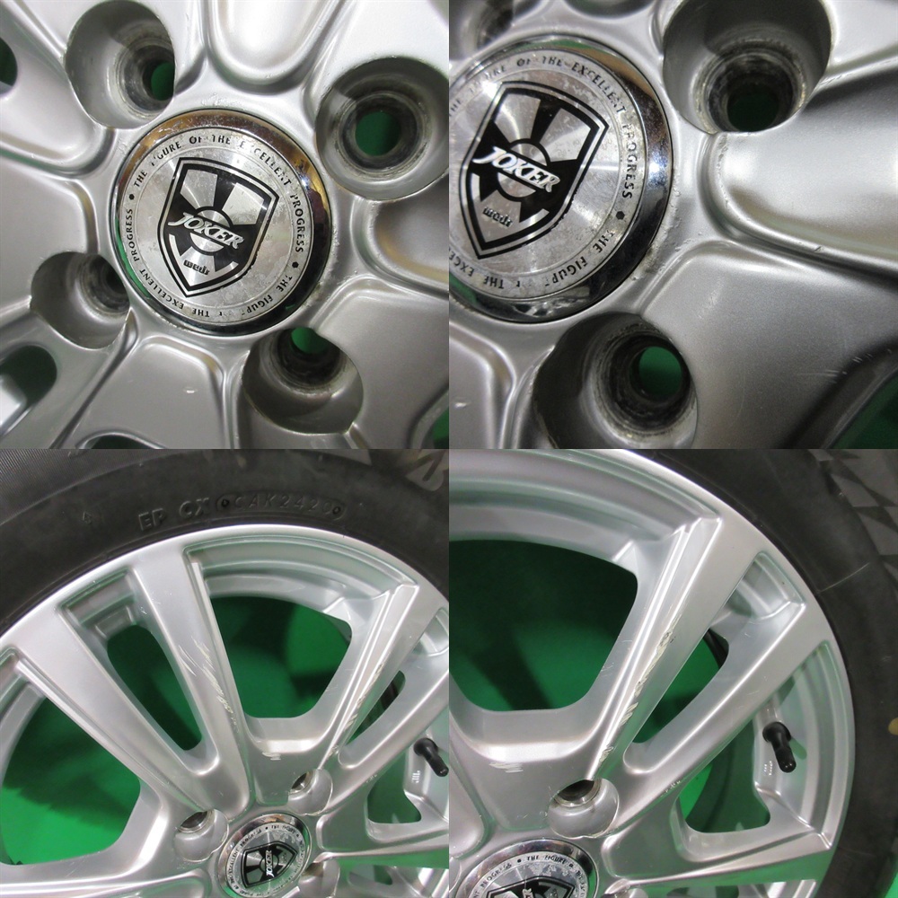 ソリオ 165/65R14 スタッドレス 70%-80%山 BRIDGESTONE BLIZZAK VRX2 4本 4穴PCD100 4.5J +45 ハスラー デリカミニ ミラージュ 中古新潟_画像5