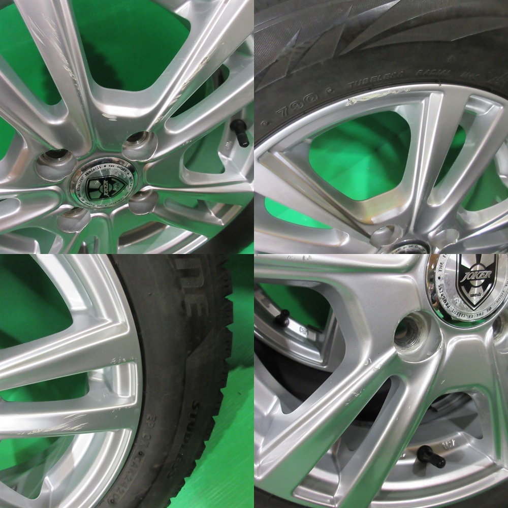 ソリオ 165/65R14 スタッドレス 70%-80%山 BRIDGESTONE BLIZZAK VRX2 4本 4穴PCD100 4.5J +45 ハスラー デリカミニ ミラージュ 中古新潟_画像6