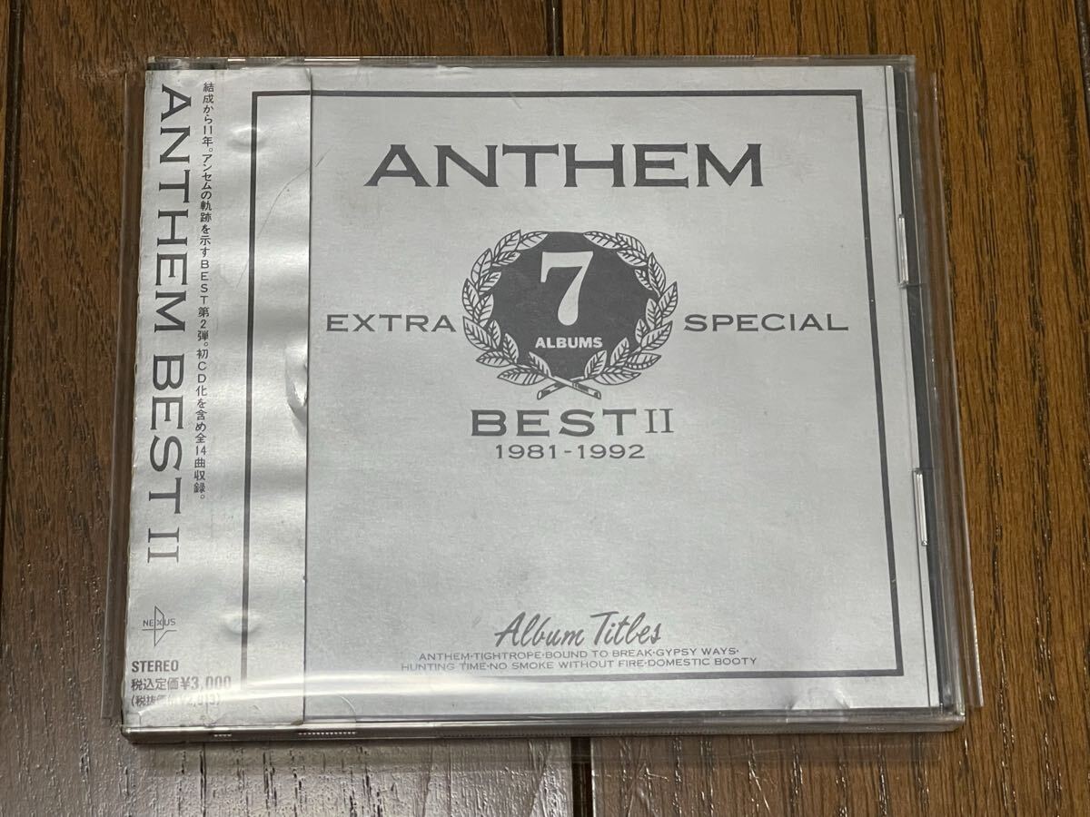 【ジャパメタ 】ANTHEM／BEST II アンセム／ベスト II KICS 234 解散時のベスト キングネクサス期 廃盤 レア盤 _画像1