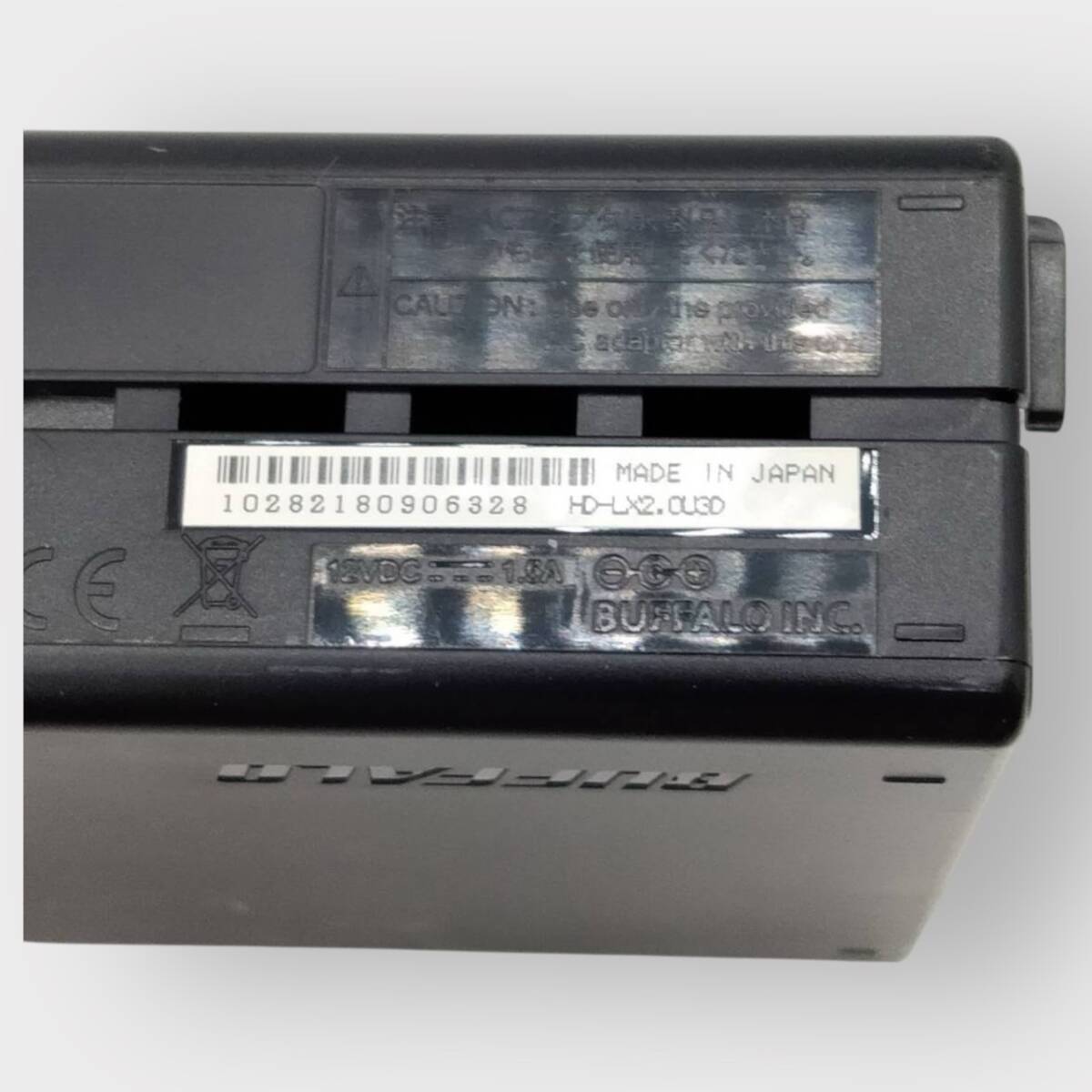 BUFFALO ハードウェア暗号機能搭載 USB3.0用 外付けHDD 2TB HD-LX2.0U3D._画像6