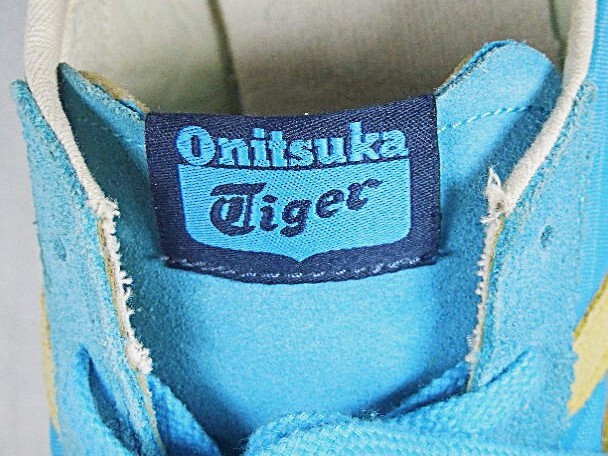 * красивый *onitsuka Tiger Corse a Vintage 26.0cm нейлон бледно-голубой * желтый цвет OnitsukaTiger CORSAIR VIN TH321N