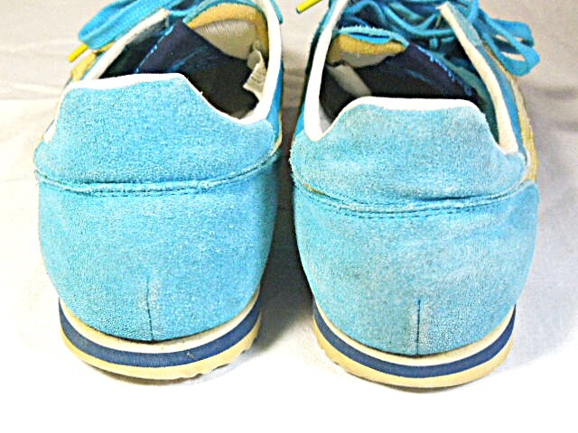 * красивый *onitsuka Tiger Corse a Vintage 26.0cm нейлон бледно-голубой * желтый цвет OnitsukaTiger CORSAIR VIN TH321N