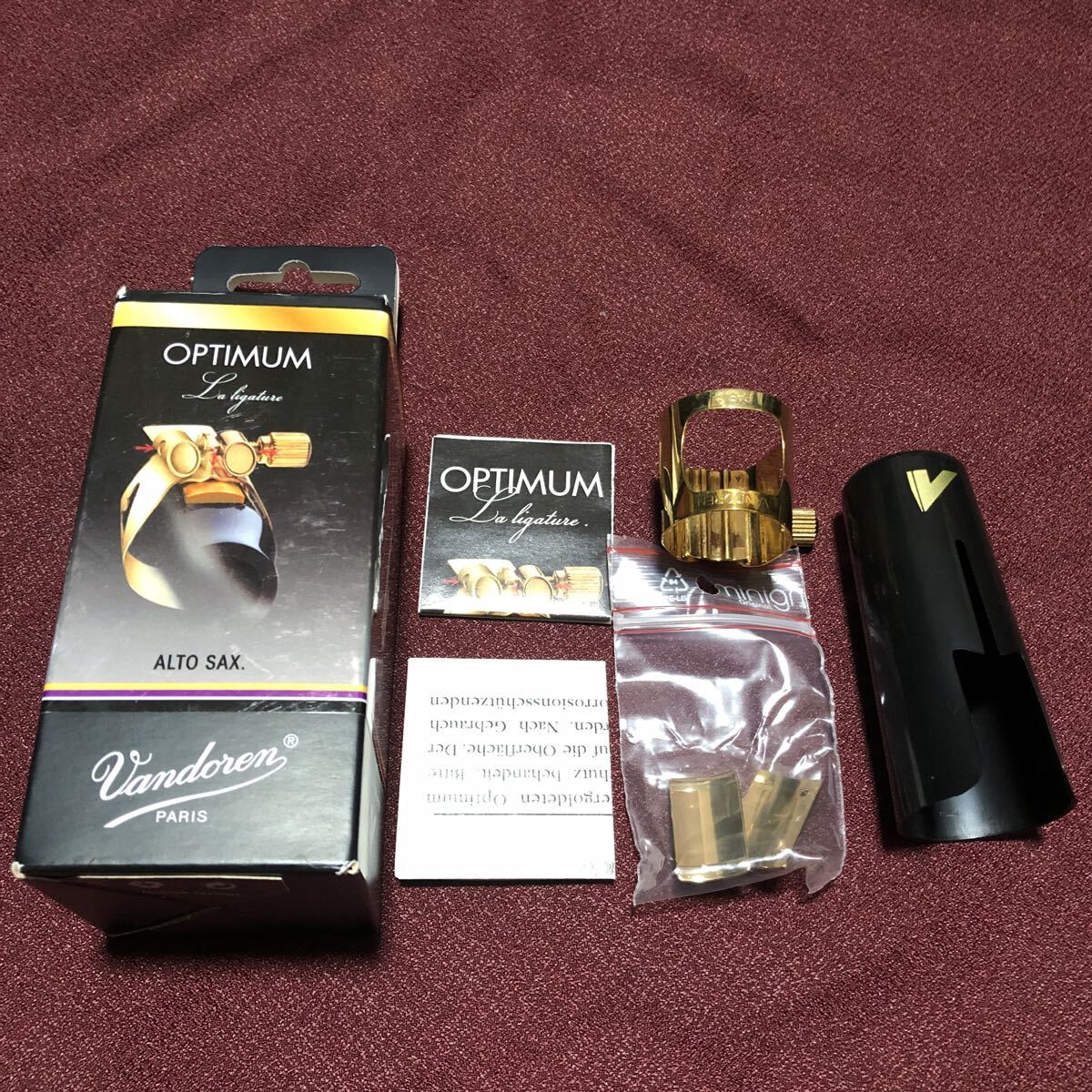 Vandolen バンドレン オプティマム リガチャー アルトサックス用_画像1