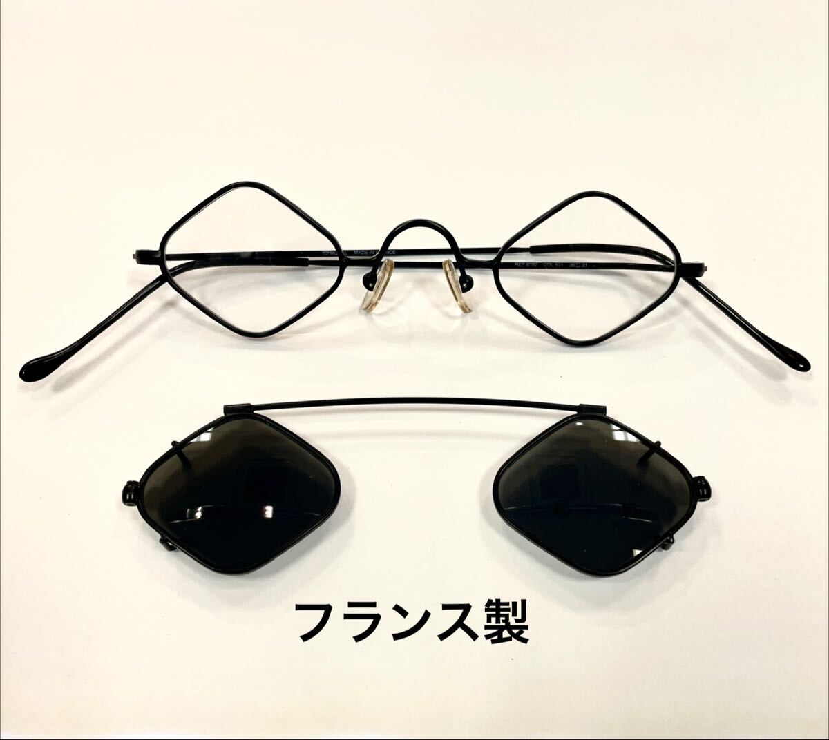 marius morel ヴィンテージ　フランス製　6092 眼鏡 脱着式メガネ 超小型_画像1