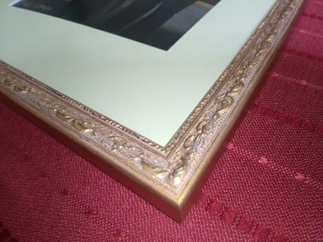 # рама * под старину Gold рама * (25×20cm фотография для коврик имеется )