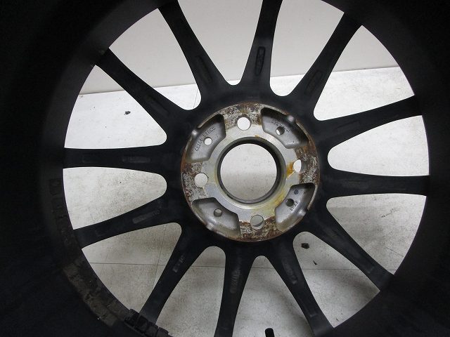 17インチ 5zigen 7J+45 100 軽自動車/コンパクトカー 中古アルミホイール【4本セット】送料無料(A17-5644）_画像5