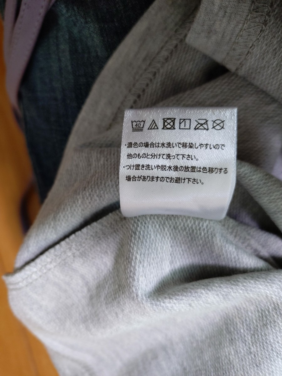 西松屋　新品未使用　長袖　パジャマ　グレー長袖　黒長ズボン　IT WILL BE A GOOD DAY　長袖パジャマセット　130　男女兼用　　_画像7