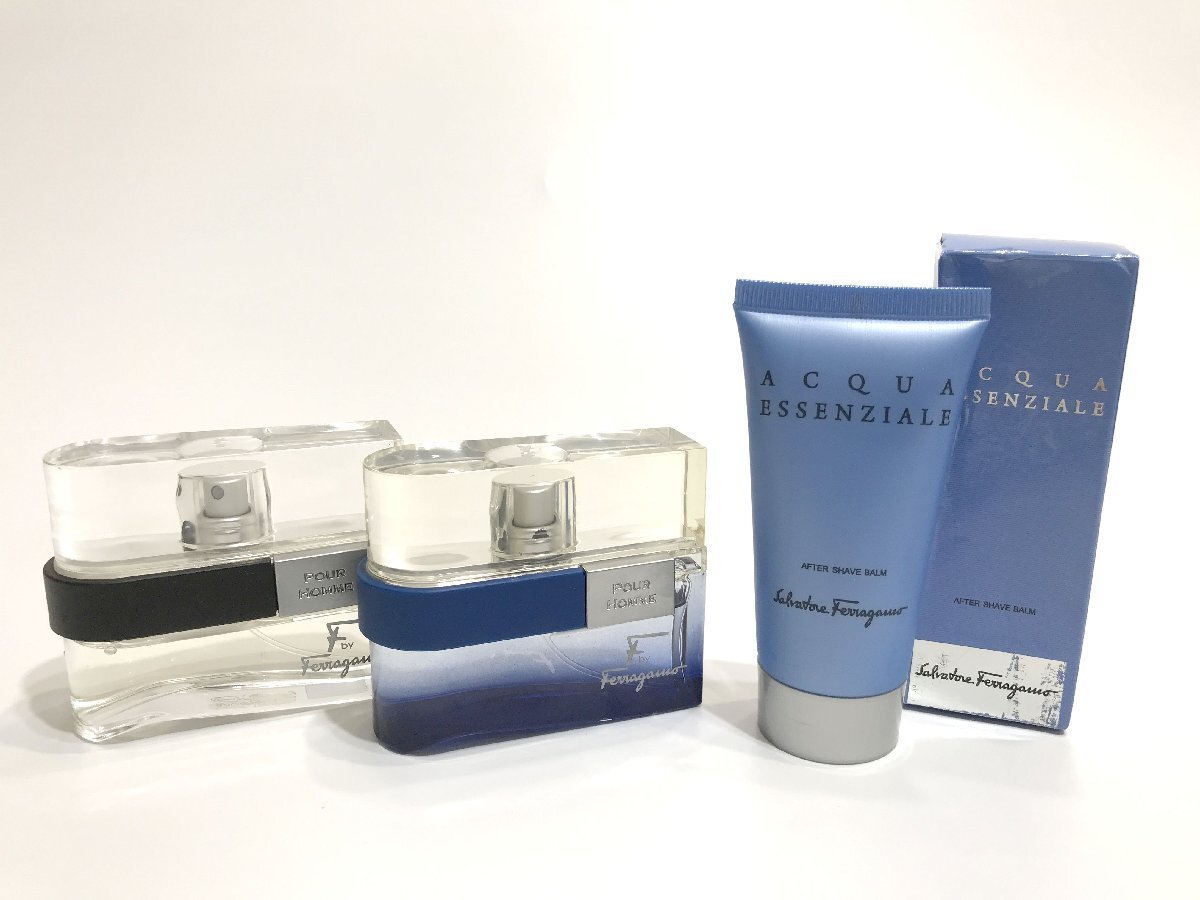 #[YS-1M] духи # Salvatore Ferragamo #efbai бассейн Homme EDT 30ml after she-b50ml 3 позиций комплект [ включение в покупку возможность товар ]#D