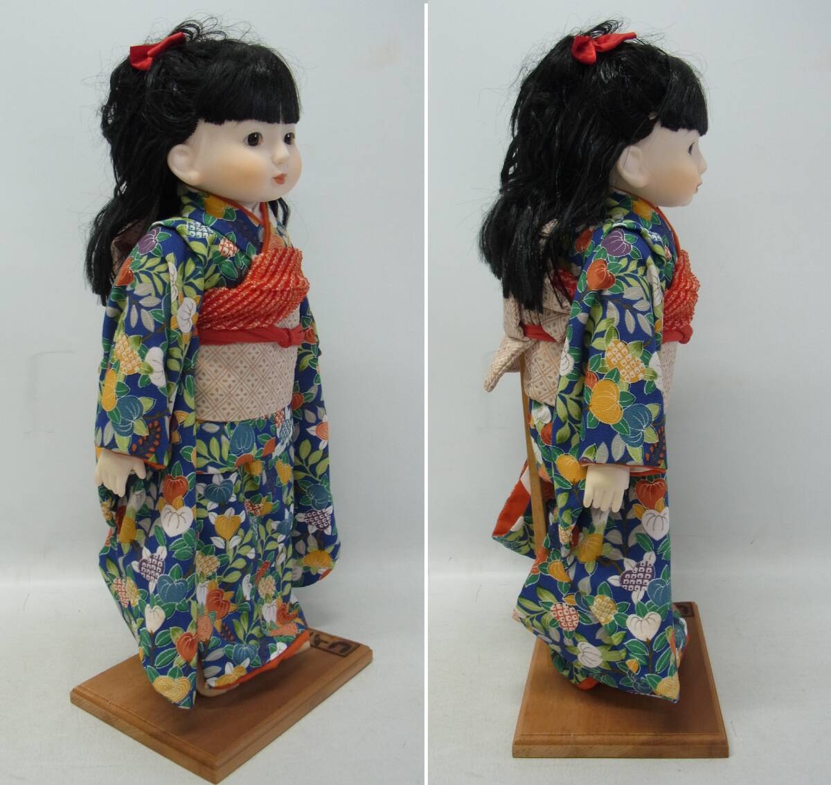 ☆鈴乃屋 着付人形 セイコちゃん 高さ約46cm セキグチ セイコ 着付け人形 着物 着付 和装 和服 子供 人形 置物 レトロ ビンテージ 100_画像3